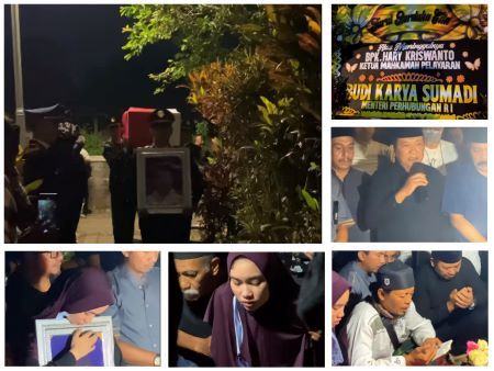 Bupati Jember Hendy Antar Ketua Mahkamah Pelayaran Hary Kriswanto ke Peristirahatan Terakhir